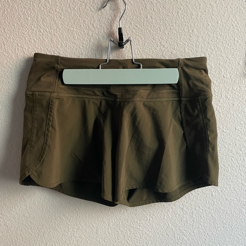 LULULEMON Olive Green Shorts